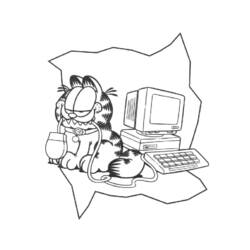 Раскраска: Garfield (мультфильмы) #26166 - Раскраски для печати