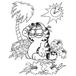 Раскраска: Garfield (мультфильмы) #26175 - Бесплатные раскраски для печати