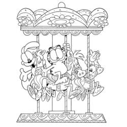 Раскраска: Garfield (мультфильмы) #26189 - Бесплатные раскраски для печати