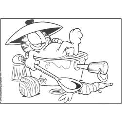 Раскраска: Garfield (мультфильмы) #26190 - Бесплатные раскраски для печати
