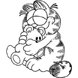 Раскраска: Garfield (мультфильмы) #26197 - Раскраски для печати