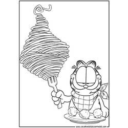 Раскраска: Garfield (мультфильмы) #26202 - Бесплатные раскраски для печати