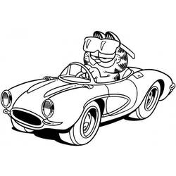 Раскраска: Garfield (мультфильмы) #26206 - Бесплатные раскраски для печати