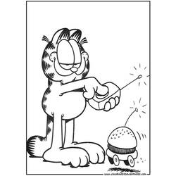 Раскраска: Garfield (мультфильмы) #26220 - Бесплатные раскраски для печати