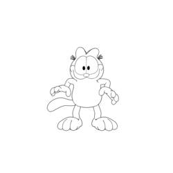 Раскраска: Garfield (мультфильмы) #26221 - Раскраски для печати