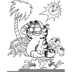 Раскраска: Garfield (мультфильмы) #26237 - Бесплатные раскраски для печати