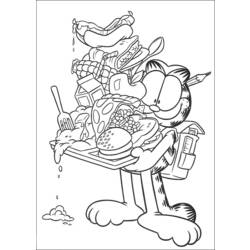 Раскраска: Garfield (мультфильмы) #26243 - Раскраски для печати