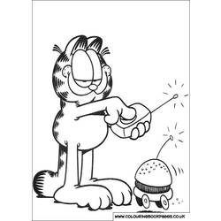 Раскраска: Garfield (мультфильмы) #26263 - Бесплатные раскраски для печати