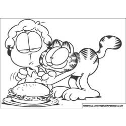 Раскраска: Garfield (мультфильмы) #26264 - Раскраски для печати
