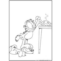 Раскраска: Garfield (мультфильмы) #26267 - Бесплатные раскраски для печати