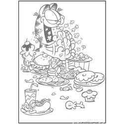 Раскраска: Garfield (мультфильмы) #26269 - Бесплатные раскраски для печати