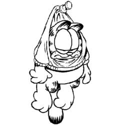 Раскраска: Garfield (мультфильмы) #26274 - Бесплатные раскраски для печати