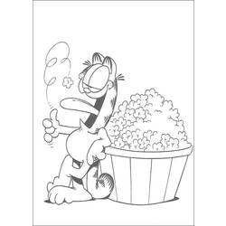 Раскраска: Garfield (мультфильмы) #26295 - Бесплатные раскраски для печати