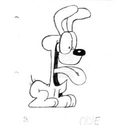 Раскраска: Garfield (мультфильмы) #26304 - Раскраски для печати