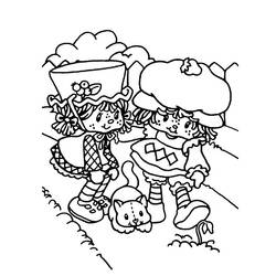 Раскраска: Клубника Шарлотта / Фризинет (мультфильмы) #35543 - Раскраски для печати