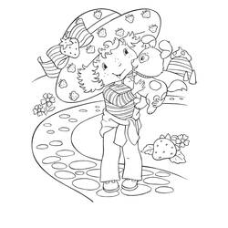 Раскраска: Клубника Шарлотта / Фризинет (мультфильмы) #35638 - Раскраски для печати