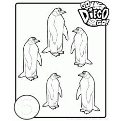 Раскраска: Иди, Диего! (мультфильмы) #48544 - Бесплатные раскраски для печати