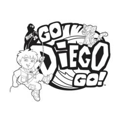Раскраска: Иди, Диего! (мультфильмы) #48570 - Бесплатные раскраски для печати