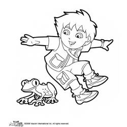 Раскраска: Иди, Диего! (мультфильмы) #48592 - Бесплатные раскраски для печати
