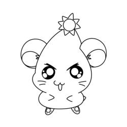 Раскраска: Hamtaro (мультфильмы) #39965 - Бесплатные раскраски для печати