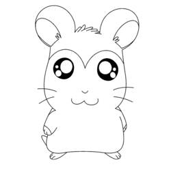 Раскраска: Hamtaro (мультфильмы) #40019 - Бесплатные раскраски для печати