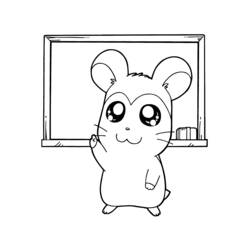 Раскраска: Hamtaro (мультфильмы) #40074 - Бесплатные раскраски для печати