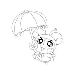 Раскраска: Hamtaro (мультфильмы) #40084 - Бесплатные раскраски для печати