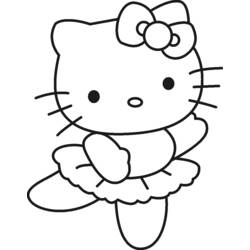 Раскраска: Привет котенок (мультфильмы) #36726 - Раскраски для печати