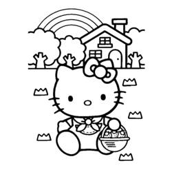 Раскраска: Привет котенок (мультфильмы) #36741 - Раскраски для печати