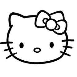Раскраска: Привет котенок (мультфильмы) #36756 - Бесплатные раскраски для печати