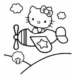 Раскраска: Привет котенок (мультфильмы) #36806 - Бесплатные раскраски для печати