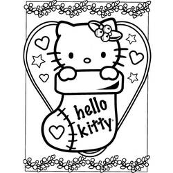 Раскраска: Привет котенок (мультфильмы) #36854 - Бесплатные раскраски для печати