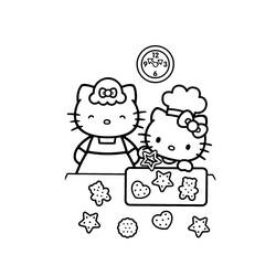 Раскраска: Привет котенок (мультфильмы) #36902 - Бесплатные раскраски для печати