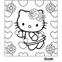 Раскраска: Привет котенок (мультфильмы) #36906 - Бесплатные раскраски для печати