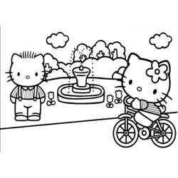 Раскраска: Привет котенок (мультфильмы) #36951 - Бесплатные раскраски для печати