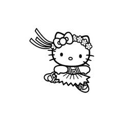 Раскраска: Привет котенок (мультфильмы) #36983 - Бесплатные раскраски для печати