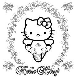 Раскраска: Привет котенок (мультфильмы) #36992 - Бесплатные раскраски для печати