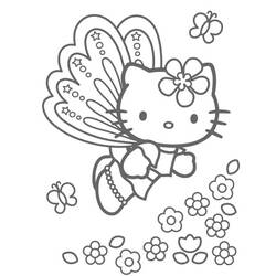 Раскраска: Привет котенок (мультфильмы) #37006 - Бесплатные раскраски для печати
