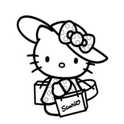 Раскраска: Привет котенок (мультфильмы) #37104 - Бесплатные раскраски для печати
