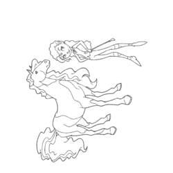 Раскраска: Horseland (мультфильмы) #53934 - Бесплатные раскраски для печати