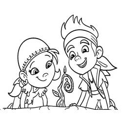 Раскраска: Джейк и Пираты Воображаемой Страны (мультфильмы) #42449 - Раскраски для печати
