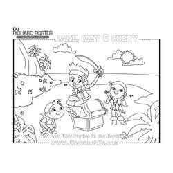 Раскраска: Джейк и Пираты Воображаемой Страны (мультфильмы) #42513 - Раскраски для печати