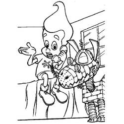 Раскраска: Джимми Нейтрон (мультфильмы) #48899 - Бесплатные раскраски для печати