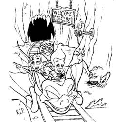 Раскраска: Джимми Нейтрон (мультфильмы) #48929 - Бесплатные раскраски для печати