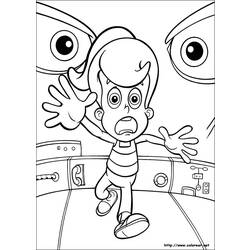 Раскраска: Джимми Нейтрон (мультфильмы) #49049 - Бесплатные раскраски для печати