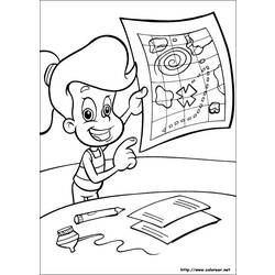 Раскраска: Джимми Нейтрон (мультфильмы) #49055 - Бесплатные раскраски для печати