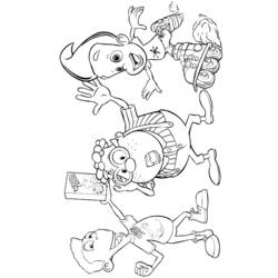 Раскраска: Джимми Нейтрон (мультфильмы) #49098 - Раскраски для печати