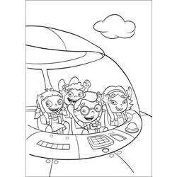 Раскраска: Маленький Эйнштейн (мультфильмы) #45709 - Раскраски для печати