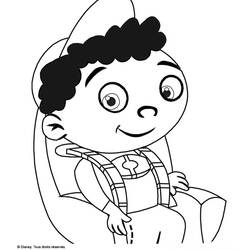 Раскраска: Маленький Эйнштейн (мультфильмы) #45787 - Раскраски для печати