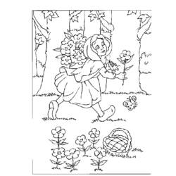 Раскраска: Красная Шапочка (мультфильмы) #49194 - Бесплатные раскраски для печати